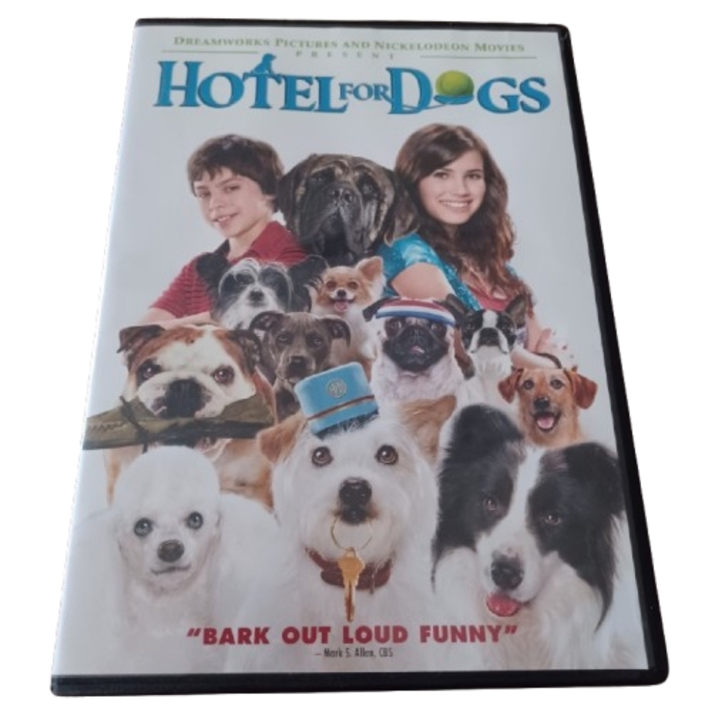 HOTEL FOR DOGS Family Entertainment Movie DVD Disc DreamWorks Rated PG Film